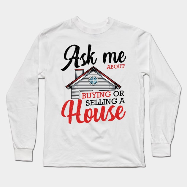 Real Estate Long Sleeve T-Shirt by Lumio Gifts